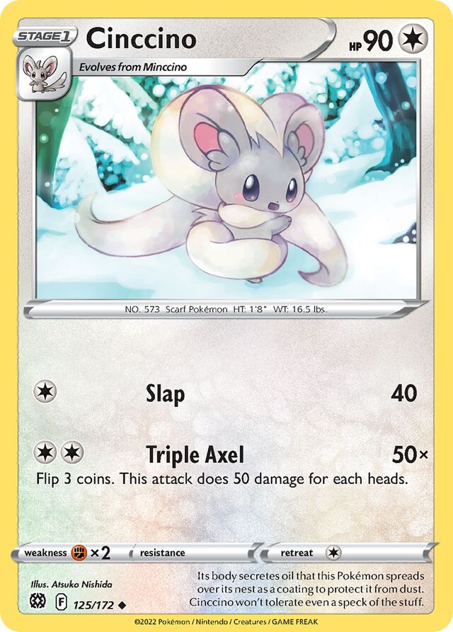 125/172 Cinccino BRS Uncommon