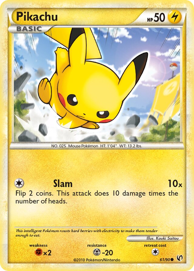 Pikachu Undaunted 61/90 Common