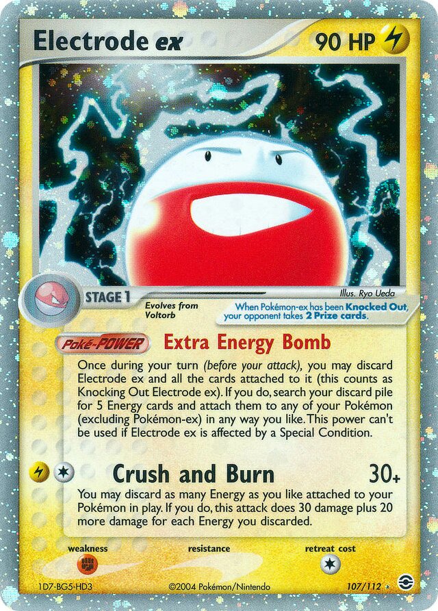 107/112 Electrode ex RG Rare Holo ex