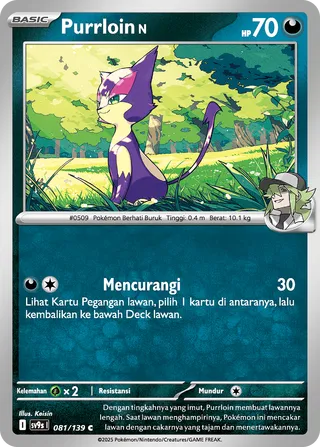 N's Purrloin (Bonds of Destiny 081/139)