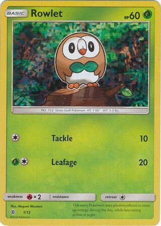Rowlet (McDonald's Collection 2017 1/12)
