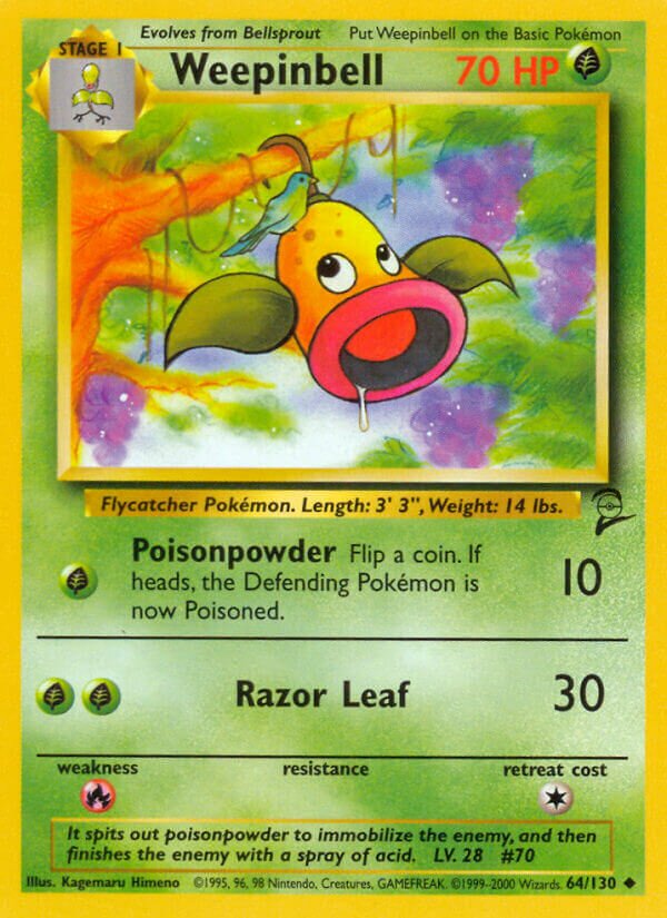 Weepinbell Base 2 64/130 Uncommon