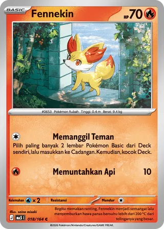 Fennekin (Shadowy Threats 018/164)
