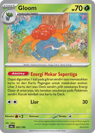 Gloom (Shiny Treasure ex 002/190)