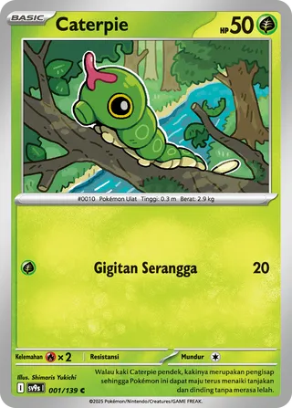 Caterpie (Bonds of Destiny 001/139)