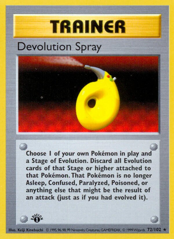 Devolution Spray Base 72/102 Rare