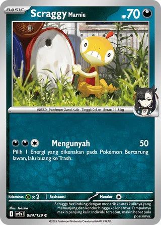 Marnie's Scraggy (Bonds of Destiny 084/139)