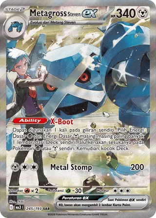 Steven's Metagross ex (MEGA Dream ex 245/193)