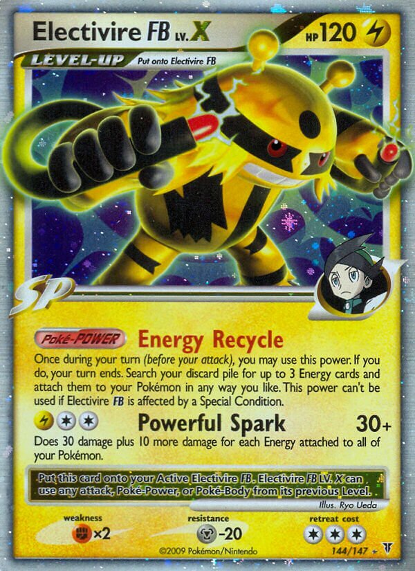Electivire Pokémon FB LV.X Supreme Victors 144/147 Rare Holo LV.X