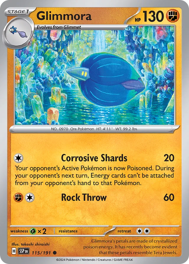 Glimmora Surging Sparks 115/191 Common