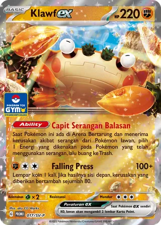 Klawf ex (Scarlet & Violet Promos 017/SV-P)