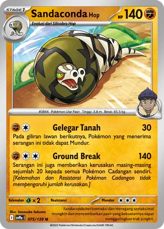 Hop's Sandaconda (Bonds of Destiny 075/139)