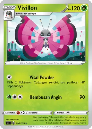 Vivillon (Single Strike Master 006/070)