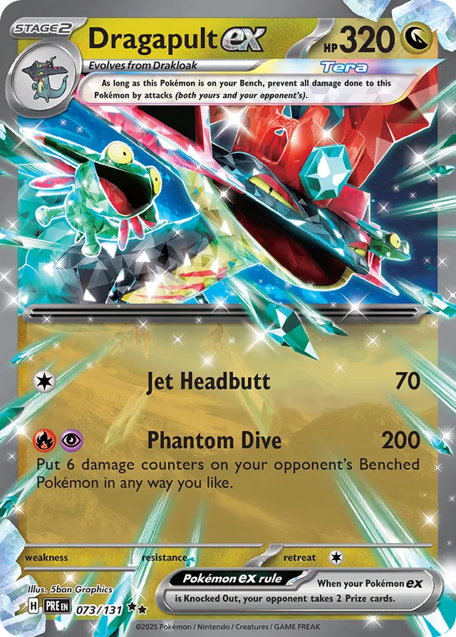 Dragapultex Prismatic Evolutions 073/131 Double Rare