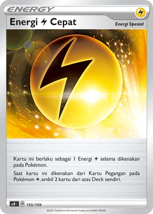 Speed Lightning Energy (Strength V Starter Deck 155/159)