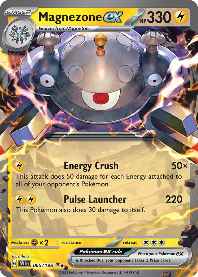 Magnezoneex Scarlet & Violet 065/198 Double Rare