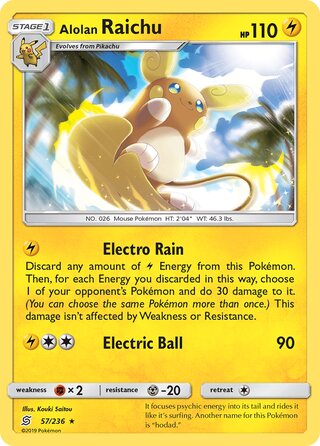 Alolan Raichu (Unified Minds 57/236)