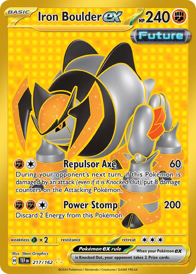 217/162 Iron Boulderex TEF Hyper Rare