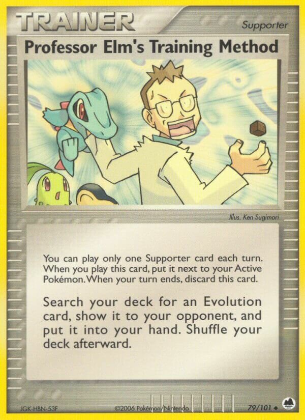 Professor Elm'S Training Method 79/101 3 EX DRAGON FRONTIERS UNCOMMON PTCG