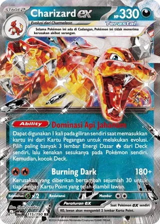 Charizard ex (Shiny Treasure ex 115/190)