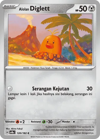 Alolan Diglett (Stellar Lightning 120/182)