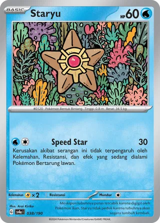 Staryu (Shiny Treasure ex 038/190)