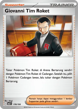 Team Rocket's Giovanni (MEGA Dream ex 178/193)