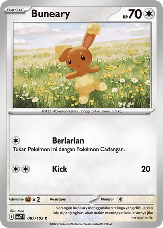 Buneary (Blue Blaze 087/103)