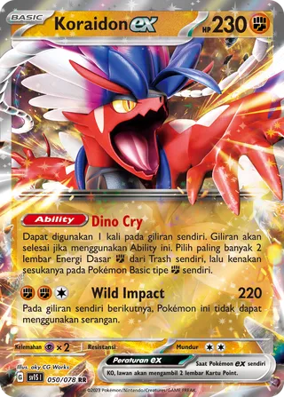 Koraidon ex (Scarlet ex 050/078)