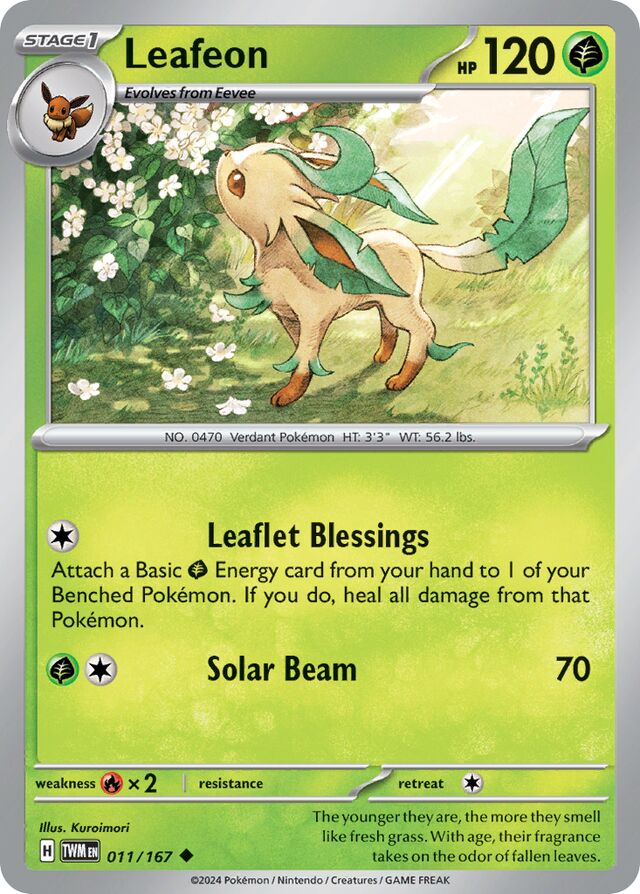 011/167 Leafeon TWM Uncommon