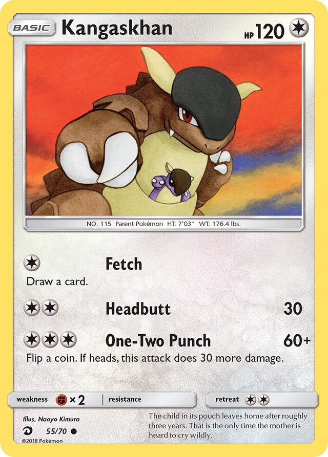 Kangaskhan (Dragon Majesty 55/70) – TCG Collector