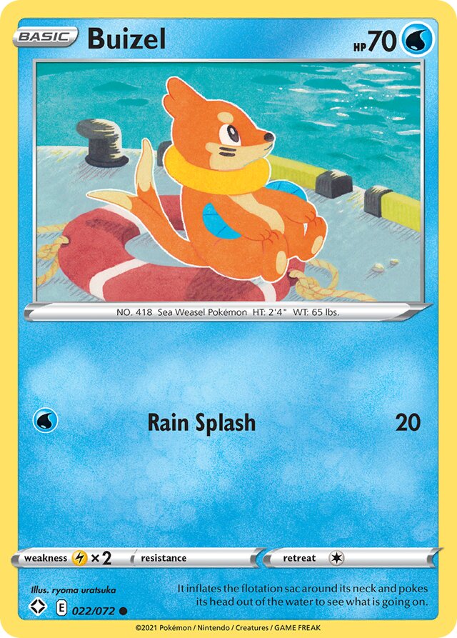 Buizel Shining Fates 022/072 Common