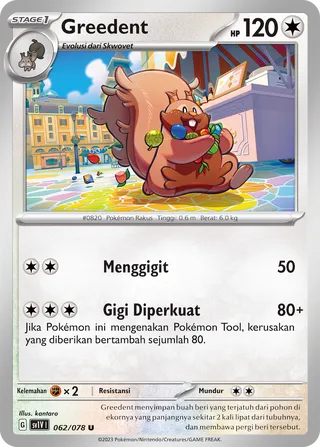 Greedent (Violet ex 062/078)