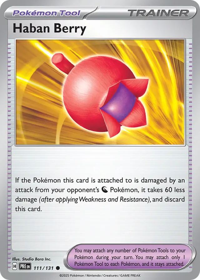 Haban Berry Prismatic Evolutions 111/131 Common