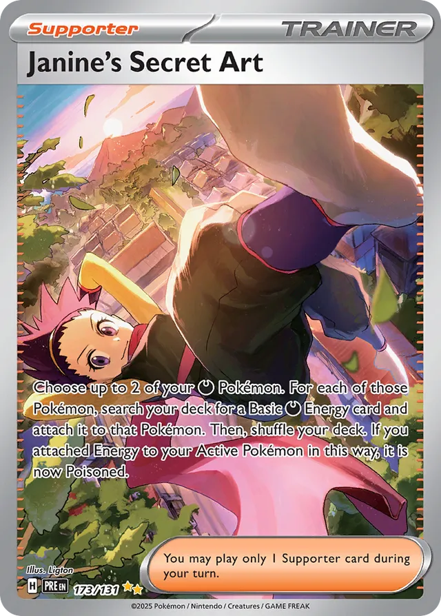 Janine's Secret Art Prismatic Evolutions 173/131 Special Illustration Rare
