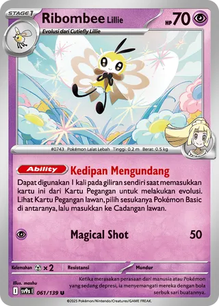 Lillie's Ribombee (Bonds of Destiny 061/139)