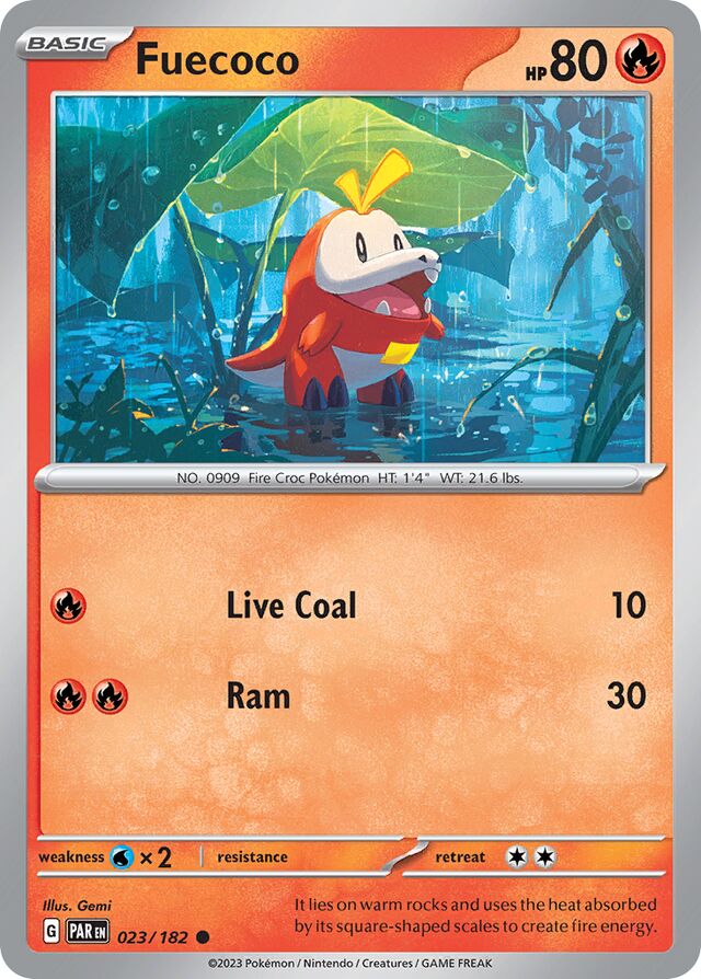 023/182 Fuecoco PAR Common