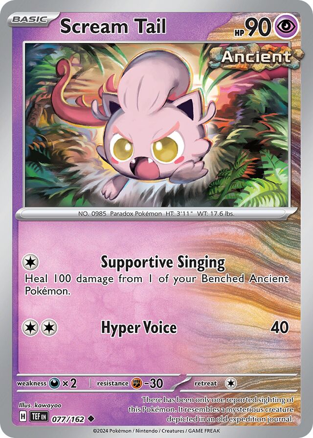 Scream Tail Temporal Forces 077/162 Uncommon