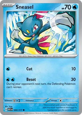 Sneasel (Ascended Heroes 044/217)