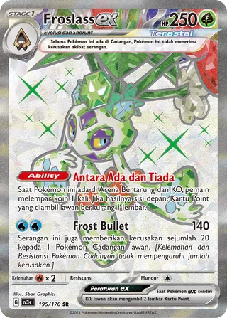 Froslass ex (Black Shine 195/170)