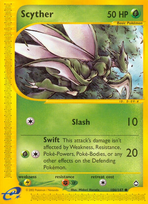 106/147 Scyther AQ Common