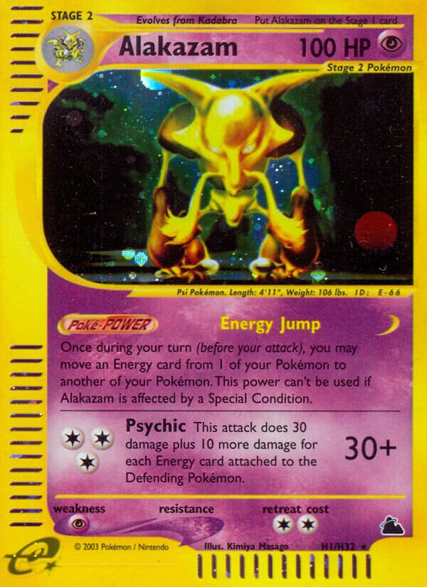 H1/H32 Alakazam SK Rare Holo