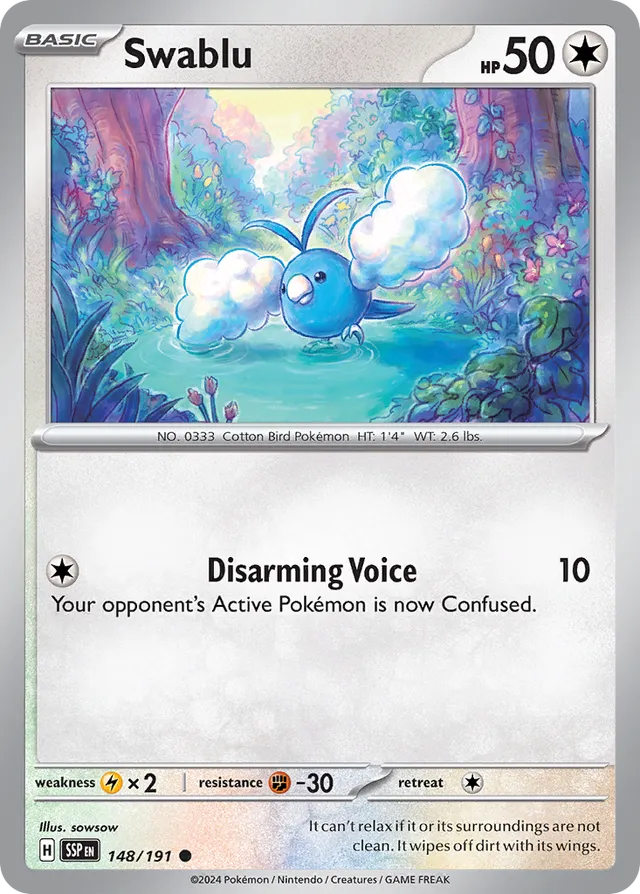 148/191 Swablu SSP Common