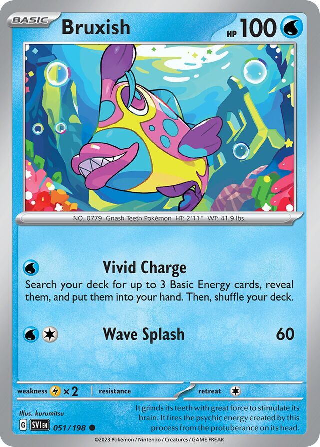 Bruxish Scarlet & Violet 051/198 Common
