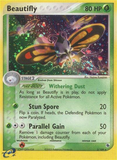 2/109 Beautifly RS Rare Holo