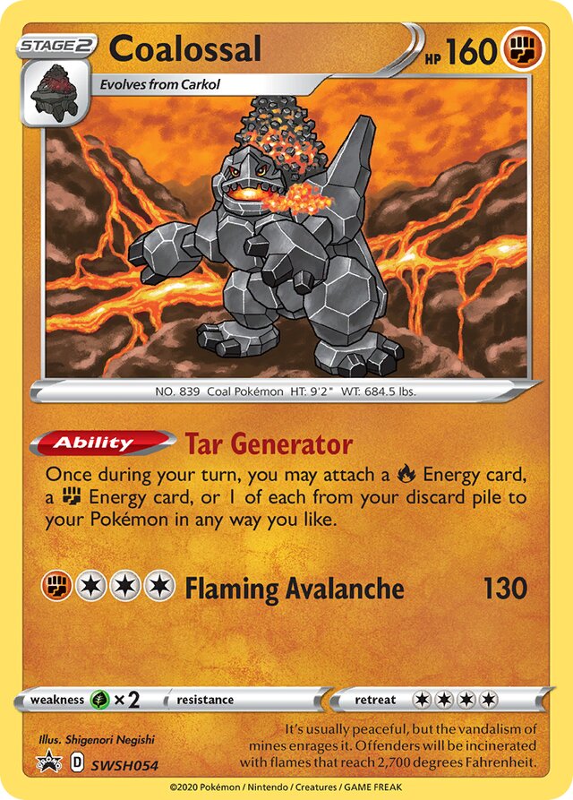 SWSH054 Coalossal SSP PROMO