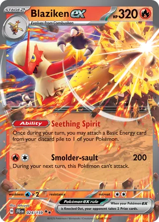 Blaziken ex (Journey Together 024/159)