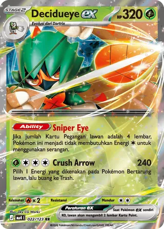 Decidueye ex (Void Blast 022/123)