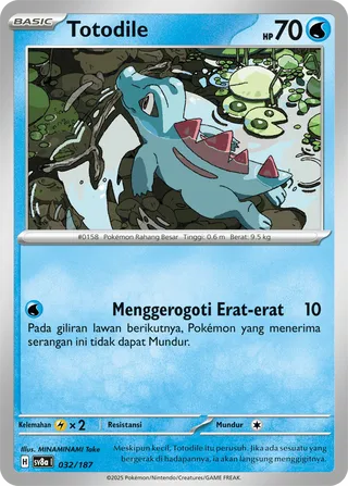 Totodile (Terastal Festival ex 032/187)