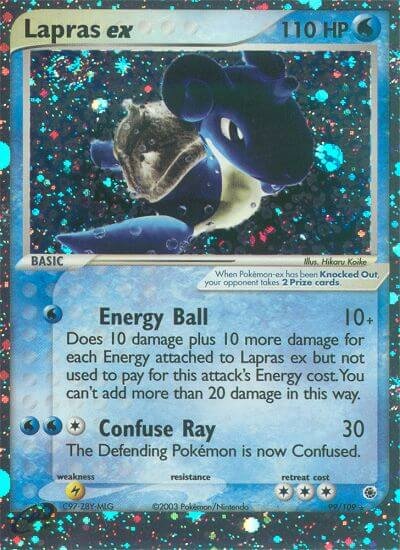 99/109 Lapras ex RS Rare Holo ex